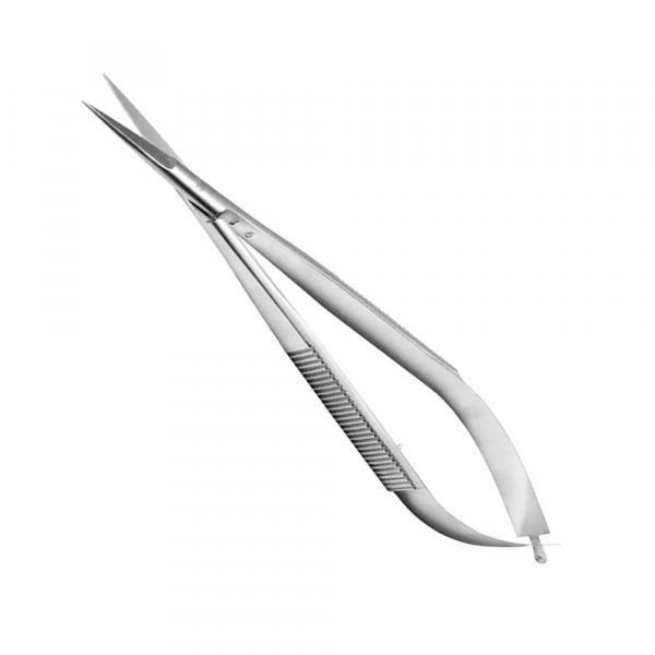 Tesoura Castroviejo Reta 11cm - Aço Inoxidável para Cirurgias de Precisão